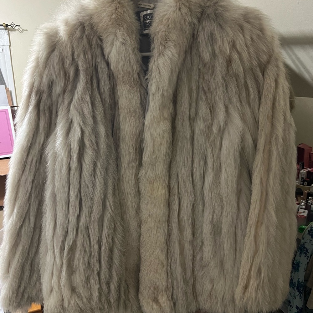 Saga Fox Cream Teddy Jacket